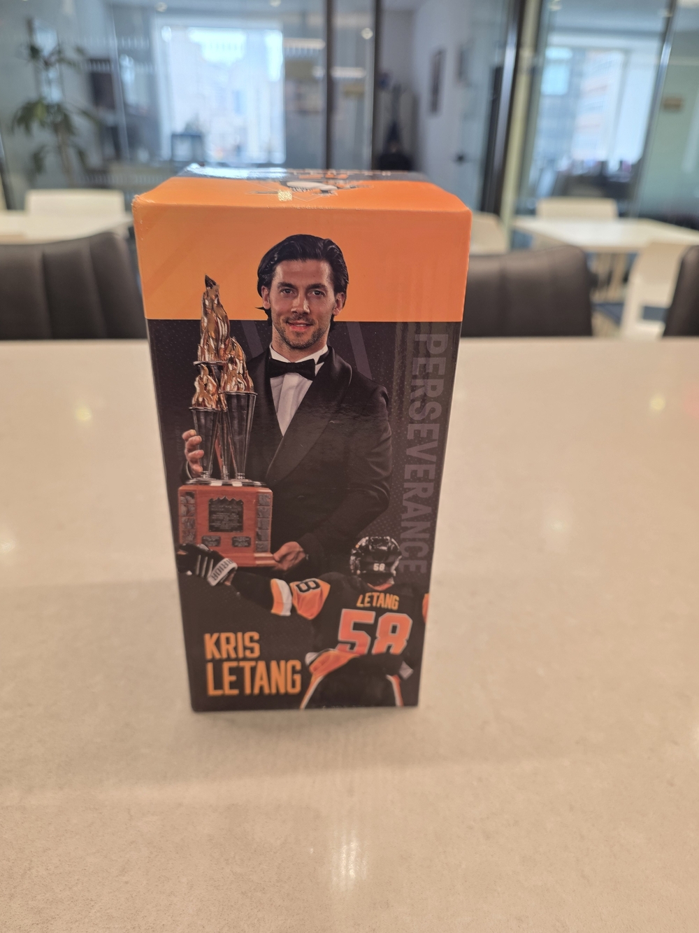 Pittsburgh Penguins 2024 Trophy Bobblehead Kris Letang, Bill Masterson